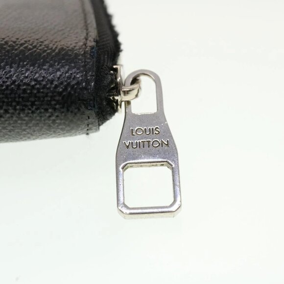 LOUIS VUITTON Damier Graphite Zippy Wallet Vertical N63095 LV Auth 42471 - Picture 8 of 15
